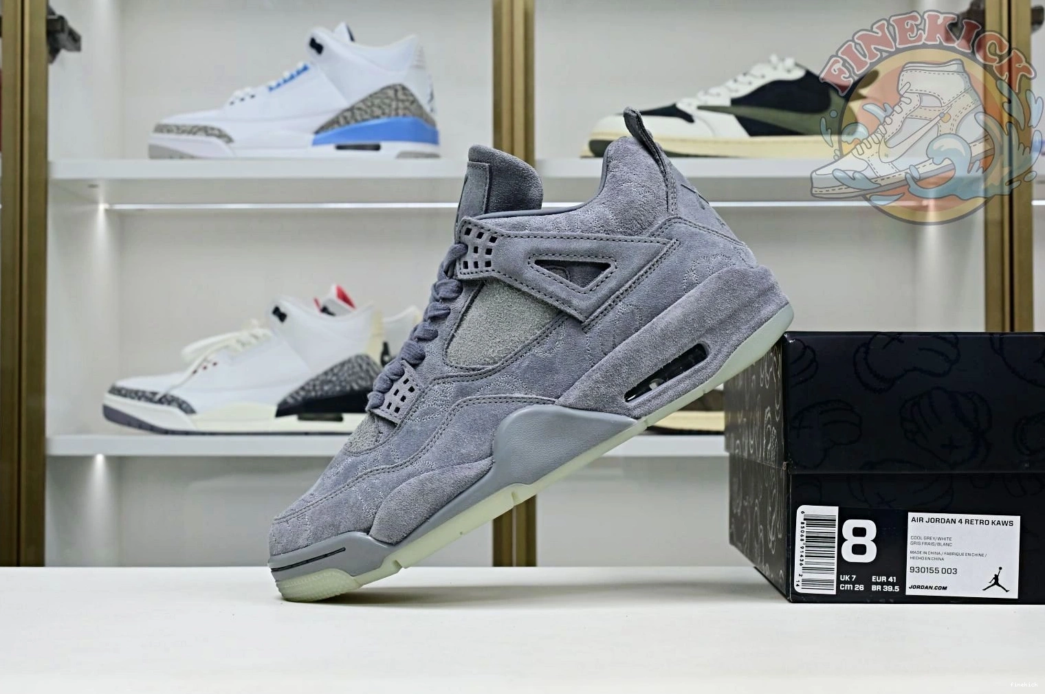 Air kaws Jordan 4 Jordan retro 0103